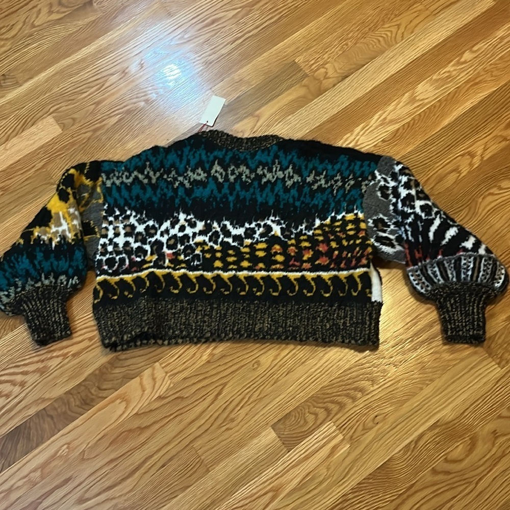 Anthropologie x Pilcro Relaxed Crew-Neck Sweater Size XS NWT - Picture 12 of 15